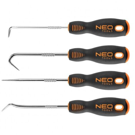 SET UNCINI E GANCI 140mm - 4PZ - per rimozione guarnizioni