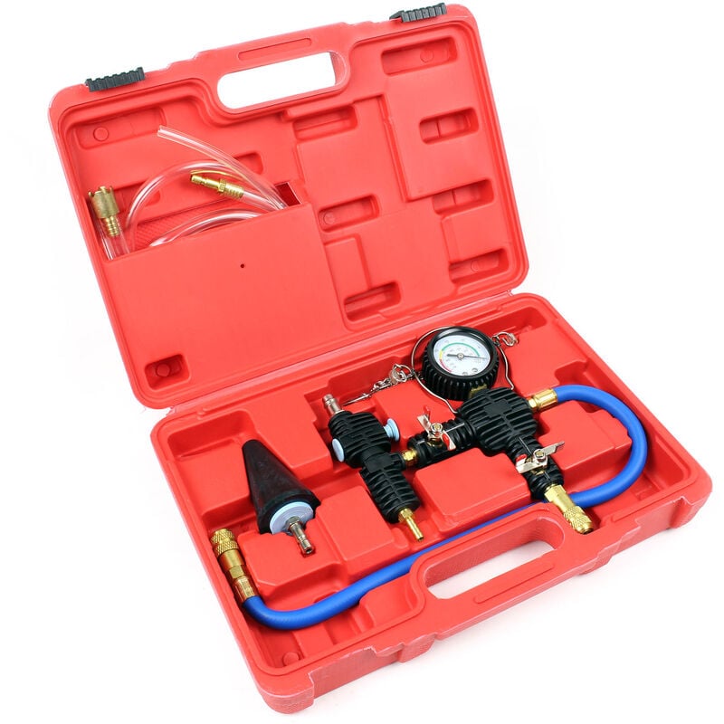 

Set universal comprobador circuito refrigeración vehículo Kit Purga Rellenado Sistema refrigeración