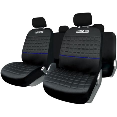 Set universale SPC1042 coprisedili auto completo nero blu
