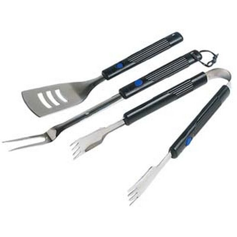 Image of Campingaz - set utensili per barbecue PZ.3 con manici allungabili in bachelite - set PZ.3