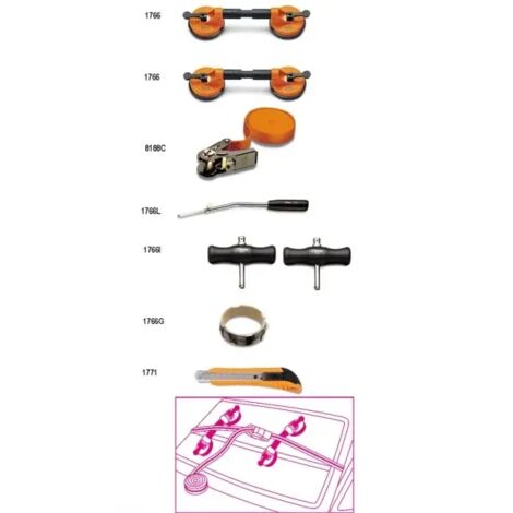 Set utensili per cristalli beta 1766/8