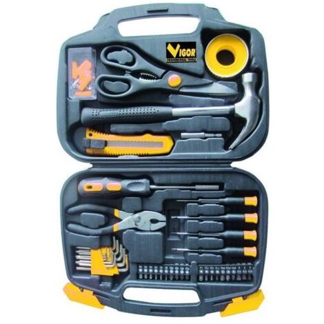 Set Utensili Valigia Vigor Art. Vau-V124 Pezzi 124