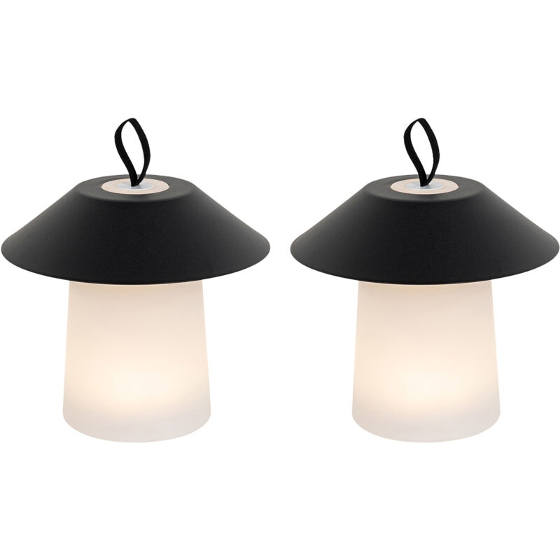Image of Set of 2 Table Lamps Mushroom&hellip;