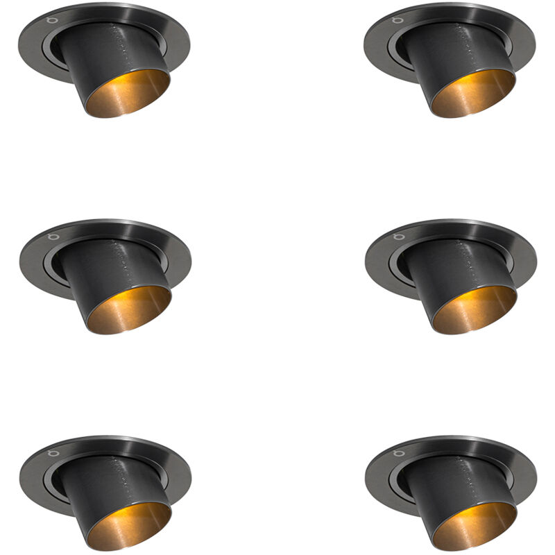 Image of Qazqa - Set of 6 Recessed&hellip;