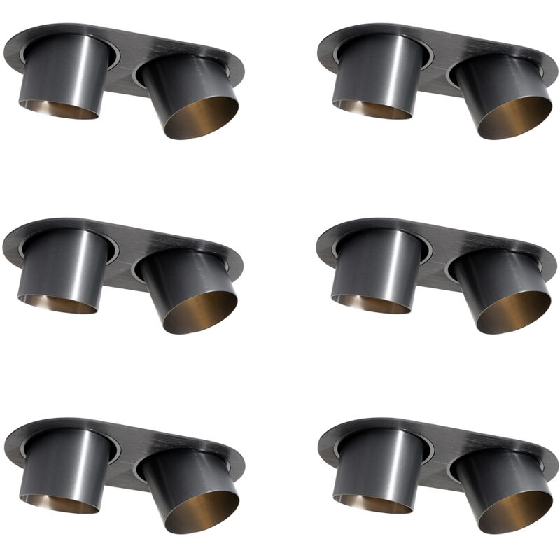 Image of Qazqa - Set of 6 Recessed&hellip;