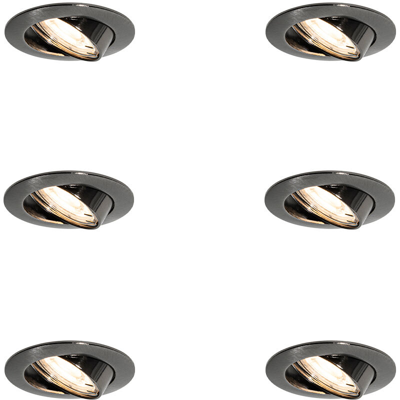 Image of Set of 6 Modern Recessed Spotlights&hellip;