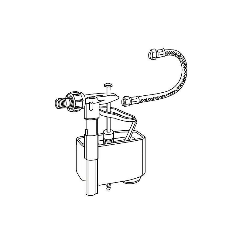 Mepa - Set vanne de remplissage avec vanne de remplissage, flexible