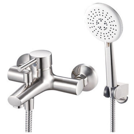 Set vasca Brixo Atlantic 40 – miscelatore + doccetta, ottone cromato robusto