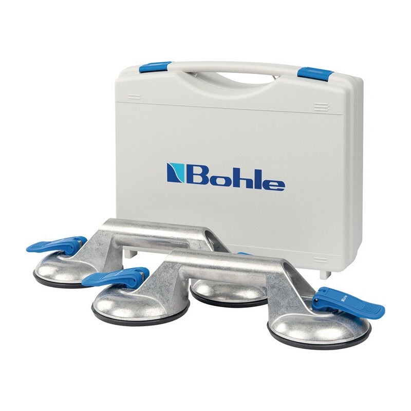 FP - Set Ventouse 60kg Tête-D.120mm 3 Têtes Alu.2 St./Set veribor