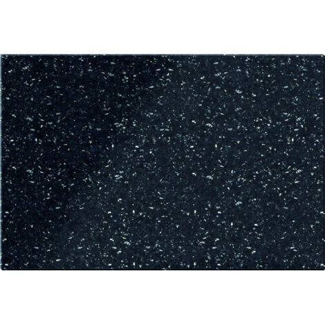 Set von 2 100% natürlichen hochwertigen schwarzen Granit Platzsets