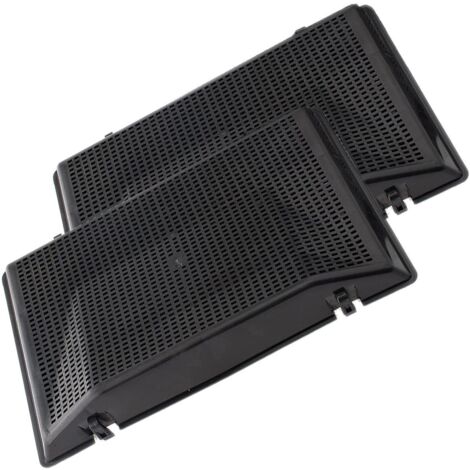 Set von 2 Holzkohlefiltern Typ 37 (28,5 x 17,5 x 4 cm) für Whirlpool, IKEA, Faure, Ariston Hotpoint, Fagor, Sprung