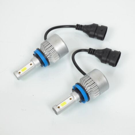 set von 2 led birnen h11 lsc11 ventiliert 12v 8000l 80w 6500k für