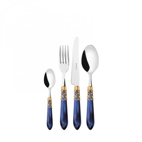 Set von 24 Teilen in Box Compact Melody Golden Brown BlueperPerla Bugatti