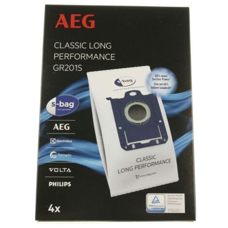 Set von 4 Beuteln für Electrolux Vakuumreiniger 9001684746