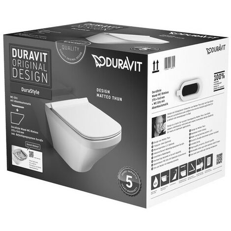 Set wc sospeso Duravit DURASTYLE RIMLESS us