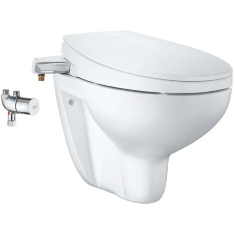 Set WC sospeso GROHE Alpine white / cromo 3-in-1 WC a parete