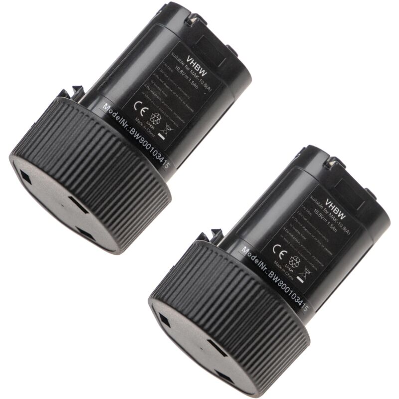 

Set x 2 baterías vhbw 1500mAh para herramienta Makita Reciprosäge JR102 Reciprosäge JR102DWE