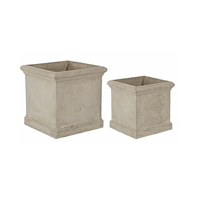 Set2 P.Vaso Ciment Qu Sabbia
