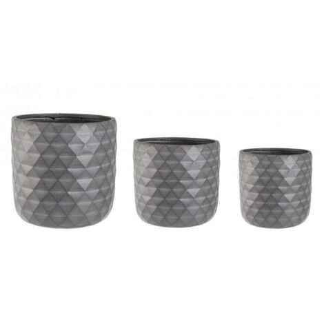 Set3 P.Vaso-Pyramide auf Anthrazit