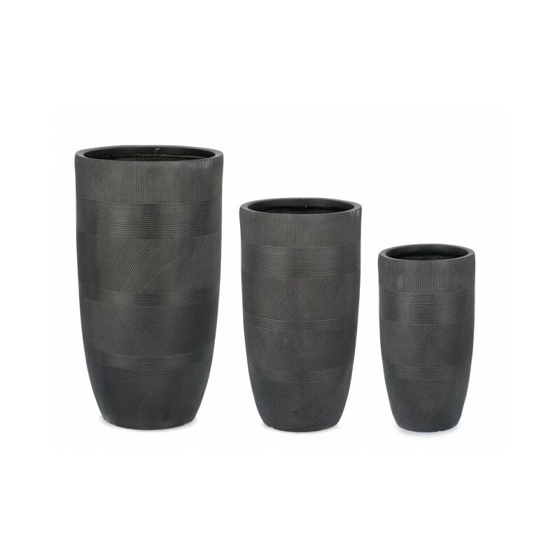 Set3 Vase Rigo à Anthracite Haut
