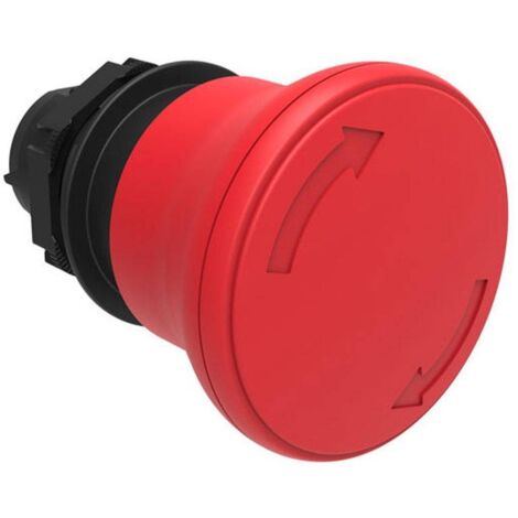 Setas de botón Rojo de rotación Lovato Platino LPCB6344
