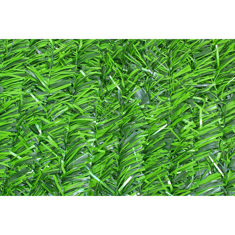 Seto artificial de hoja fina - 2x40 mm - 1x3 m