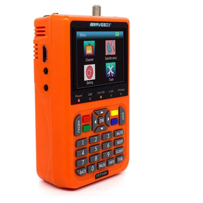 iBRAVEBOX V9 Finder DVB-S/S2 HD Star Finder compatible H.265 3,5' LCD HD 1080P