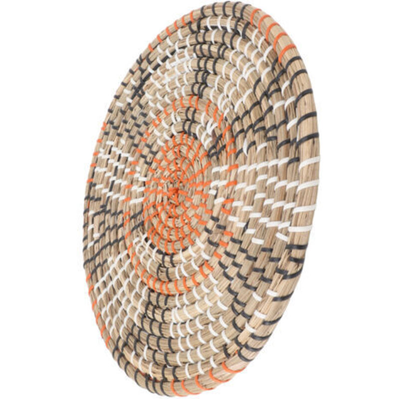 Sets de table en osier Style nordique Sets de table ronds innovants pour table à manger Décoration d'intérieur Décoration murale 30 cm Sets de table