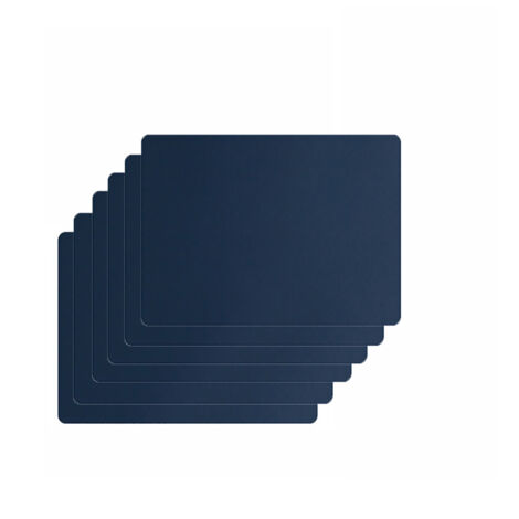 Sets de table lavables, sets de table faciles à nettoyer, sets de table en cuir, résistants à la chaleur et double face. Lot de 4 sets de table en similicuir avec sous-verres, sous-verres antidérapant