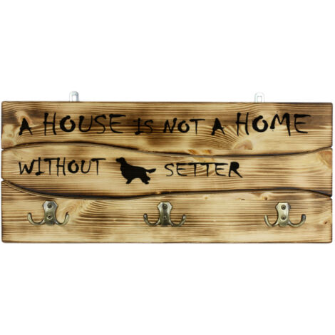 Setter inglés, Laverack: percha con perro, expositor de medallas, decoración del hogar de Art-Dog