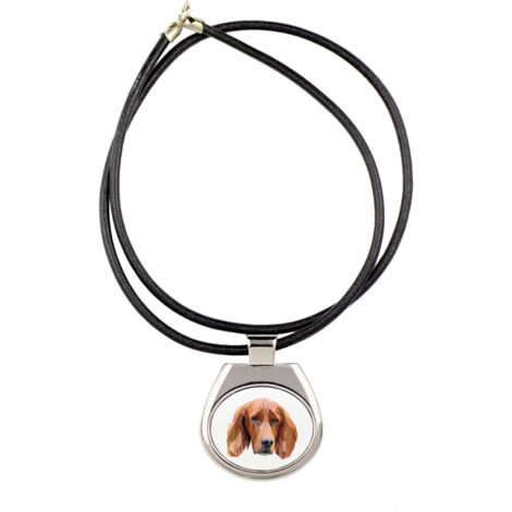 Setter inglese, Laverack - collana con foto e iscrizione geometrica di Art-Dog