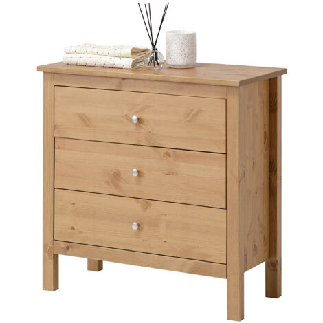 Settimino in legno Massello 3 Cassetti - Dimensioni 75 x 37 x 75 h. cm