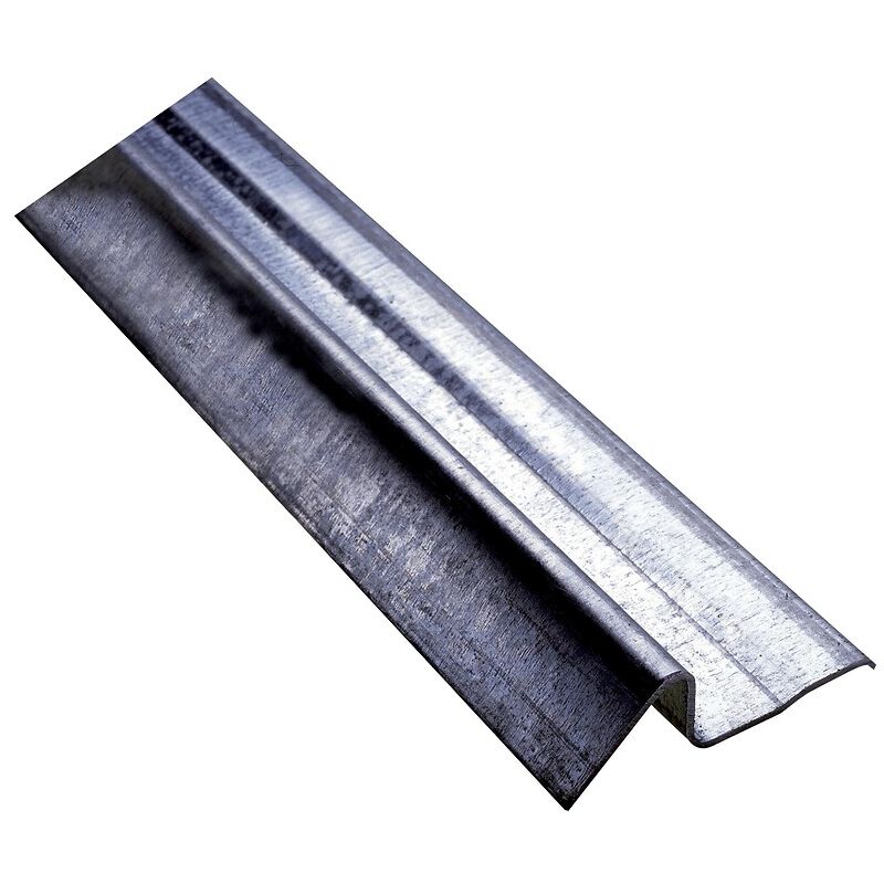 Seuil acier galvanisé pour porte de garage Ht 25 x larg 82 en 3000 mm - BILCOCQ