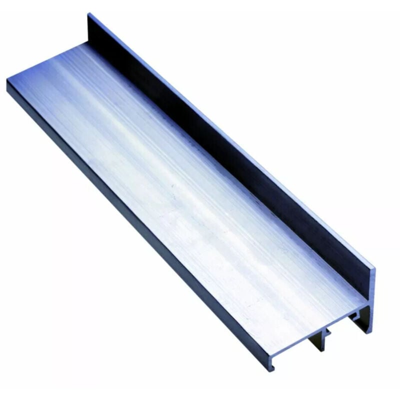 Seuil en aluminium largeur 50 mm longueur 4 m type SPE pour porte d'entrée bois - BILCOCQ