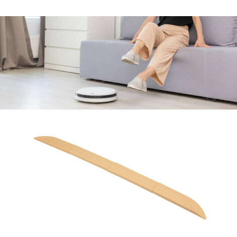 Seuil de Porte 4PCS en Caoutchouc Pour Automate, Scooter et Fauteuil Roulant Assemblage Libre, Antidérapant Beige