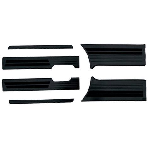 Seuil de porte de voiture avec pédale d'accueil noire
