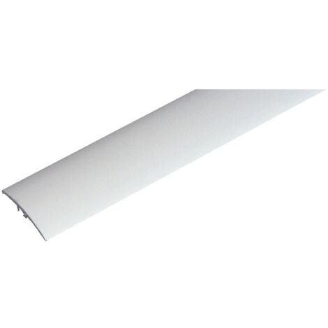 Seuil de rattrapage de niveau fixation par clou-vis finition aluminium naturel 30 x 2700 mm - DINAC