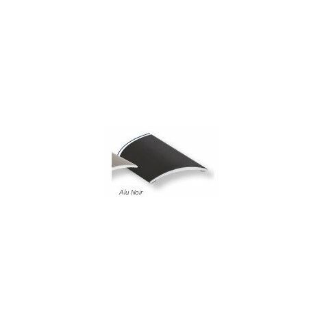 SEUIL DEMI.BOMBE NOIR 30MM 2M70 ADH ALU 2.70M ROMUS 2059