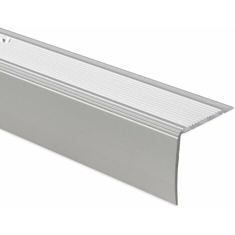 Seuil d'escalier Integral K212 Forme: L 30 x 20 mm Longueur: 90 cm Pré-percé Argent