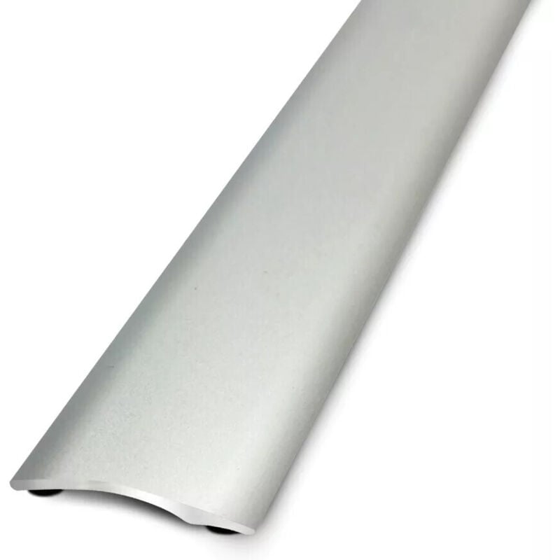 Seuil multi-niveaux sl 27 - fixation adhésive butyle - finition alu naturel - longueur 93 mm Dinac