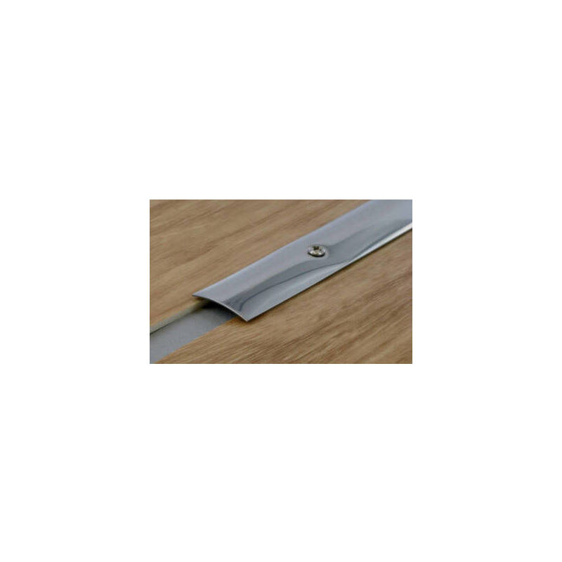 Image of Soglia piatta avvitabile 35 mm acciaio inox lucido 2,70 m 3M bricolage - 20.17.09