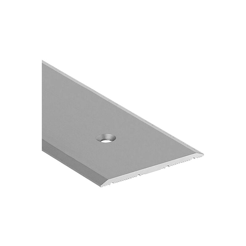 Barre de seuil de porte Romus visser 100 cm - Alu incolore - Extra plat