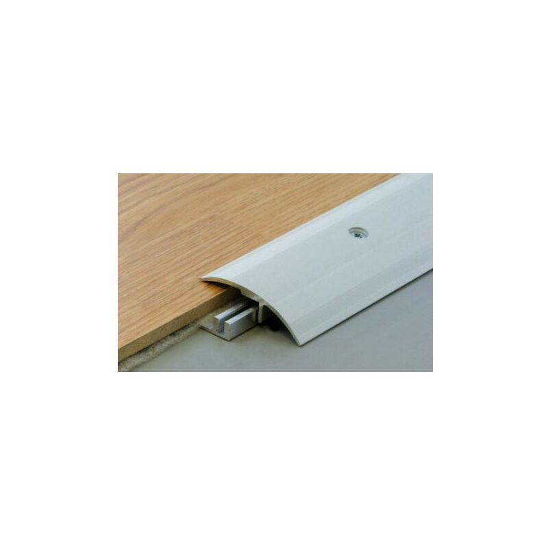 Dinac - Seuil 2 niveaux strié à visser Argent