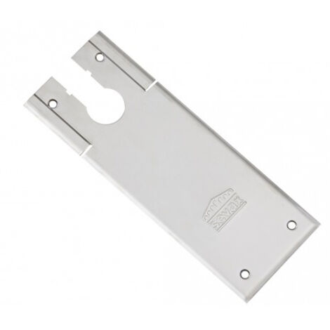 Sevax Standard plaque acier inox brossé 285x105 mm