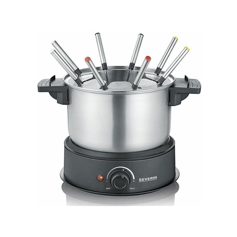 Image of Severin - set per fonduta 1500 w 8 forchette acciaio inox/nero - 2470