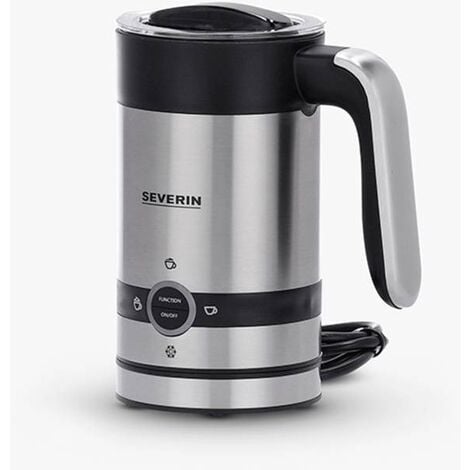 SEVERIN SM 3586 Montalatte con capienza 700ml, A induzione a Caldo e a  Freddo, Monta fino a 350ml e scalda fino a 700ml di latte, Montalatte  Elettrico 500 W, Inox, Acciaio Spazzolato/Nero 