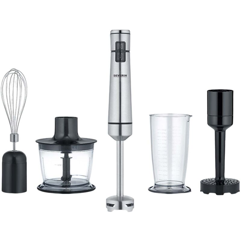 Severin - Pied mixeur 3 en 1 sans fil SM3775