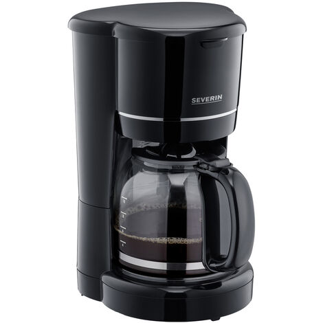 Severin 4320 Kaffeemaschine Schwarz  Fassungsvermögen Tassen=10 Glaskanne, Warmhaltefunktion
