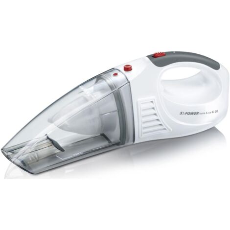 Severin – Aspirateur à main sans sac 12V – Autonomie 18 min – Capacité 200 ml – Filtre permanent lavable – Protection contre surchauffe