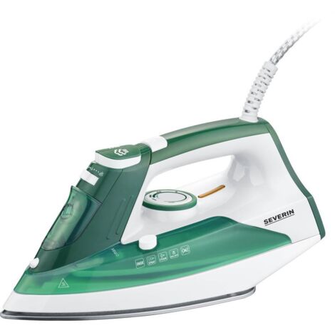 Severin BA 3261 Ferro da stiro a vapore 2400 W Bianco, Verde